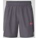 UNDER ARMOUR Sporthose 'Tech Utility' Graphit / Hellgrau / Blutrot