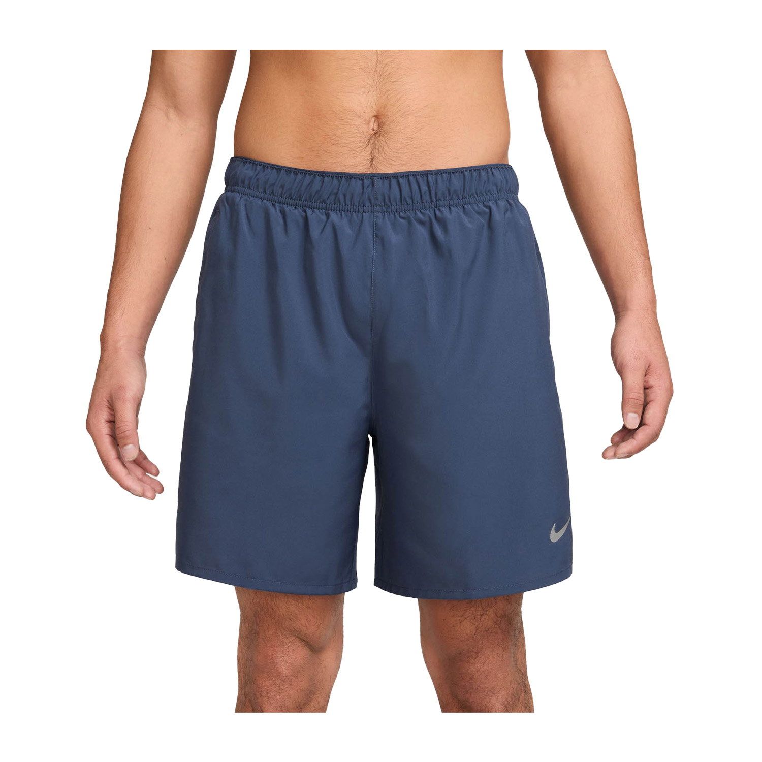 Nike Challenger Dri-Fit hardloopshort met voering voor heren (Ca. 18 cm), Thunder Blue/Reflective Silv, DV9359-437, 2XL