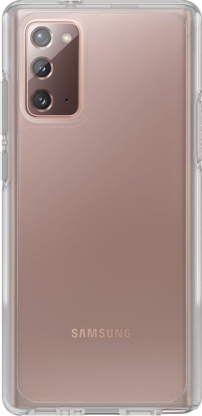 OtterBox Symmetry Clear Shelby Back Cover Transparant voor Samsung Galaxy Note20, Note20 5G