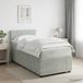 Maison Exclusive - Lit Boxspring avec matelas gris clair 90 x 190 cm velours