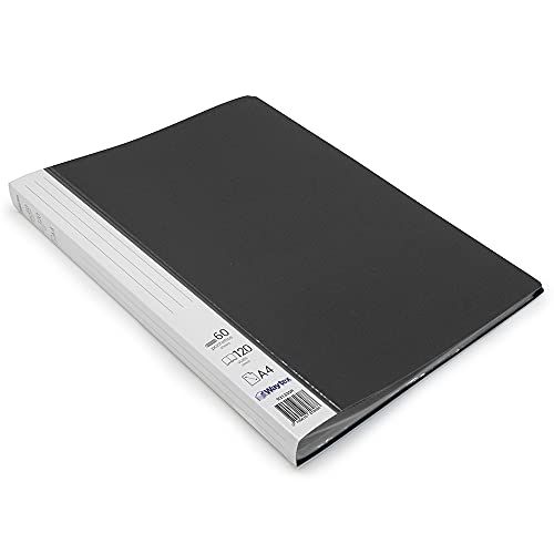 Waytex 931335N Documentenmap - A4 - 120 Transparante Hoezen - Zwart