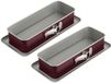 Dr. Oetker Set van 2 cakevormen met scharnier 30 cm Back-Liebe Bicolor