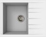 Stradour Spoelbak SMC-materiaal, 62 x 50 cm, uni-wit, inbouwmodel, Cube 1C XS