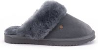Warmbat Flurry Suede Dames Pantoffels - Dark grey - Maat 36