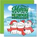 Kat kerstkaarten voor vrouwen mannen - feestelijke katachtige kerst - Happy Xmas Kerstkaart voor alle familie zus broer neef oom tante, 145 mm x 145 mm Single Pet Christmas Wenskaarten Gift