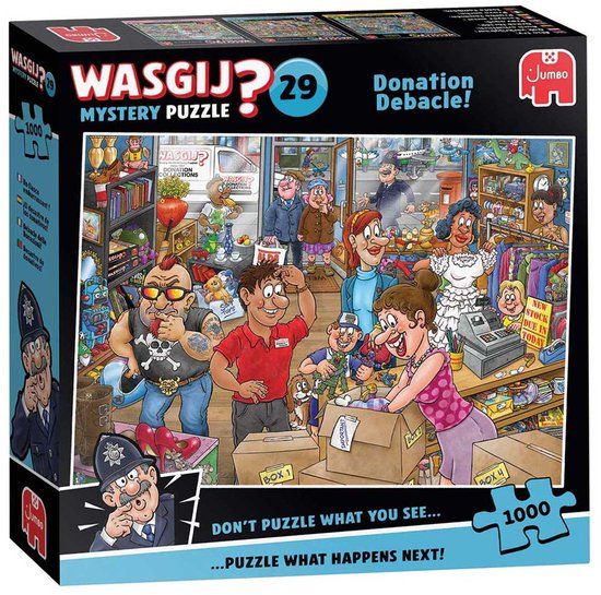 Wasgij Mystery 29 - Donatiedebacle! - 1000 stukjes puzzel - Legpuzzel volwassenen