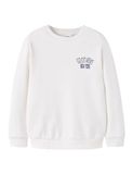 NAME IT Jongens Trui NKMNOLEN LS NREG SWEAT BRU - Ecru - Maat 122/128