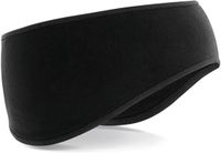 Beechfield Softshell hoofdband Sports Tech Zwart Unisex One Size Polyester