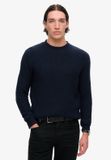 Superdry - De Merchant Store-Getextureerde trui met ronde hals - Heren - XXl - Navy