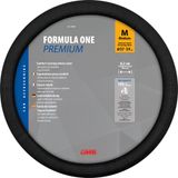 Lampa Viaautoshop Stuurhoes "Formula One" Kunstleer Zwart