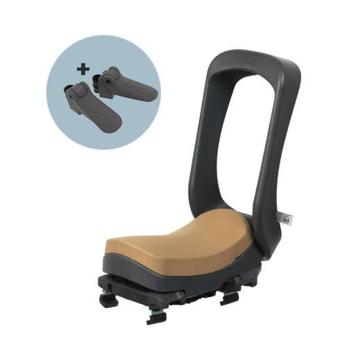 Urban Iki Junior Fietszitje - Bincho Black / Kurumi Brown