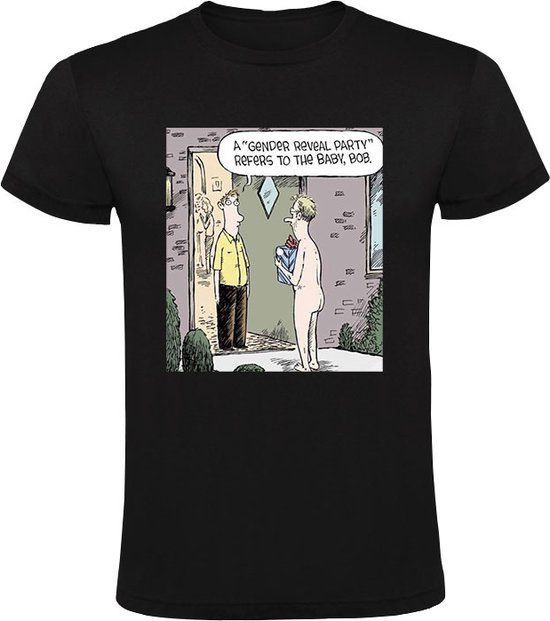 Sol's Gender reveal party Heren T-shirt - XXL - Zwart - Katoen