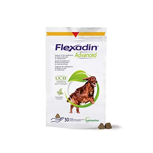 Vetoquinol Flexadin Advance Bw Supplement Voor Honden 30 Eenheden Transparant
