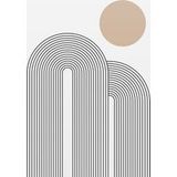 Papier peint panoramique bohème - 213 cm x 320 cm