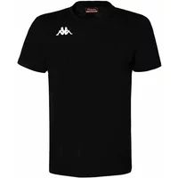 Kappa Brizzo T-shirt Zwart Katoen 4XL