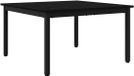 vidaXL Salontafel Zwart Eiken 80 x 80 x 45 cm Bewerkt Hout