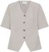 Ichi Damesblazer Ihfava Lange Mouw Effen Polyester Dove Melange