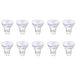 Sygonix SY-5237738 Lampe LED Label énergétique E (A - G) GU10 Réflecteur 3,6 W = 50 W Blanc chaud (Ø x h) 50 mm x 54 mm Non dimmable 10 pièce(s)