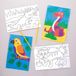 Baker Ross Jungle dieren zandkunst (8 Stuk) Creatieve Knutselset Voor Kinderen