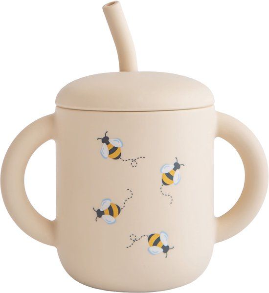 Mushie Oefenbeker met Rietje - Bees
