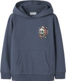 NAME IT Jongens Sweater NKMBASTIAN LS SWE WH BRU BOX PS NOOS - Katoen - Maat 116