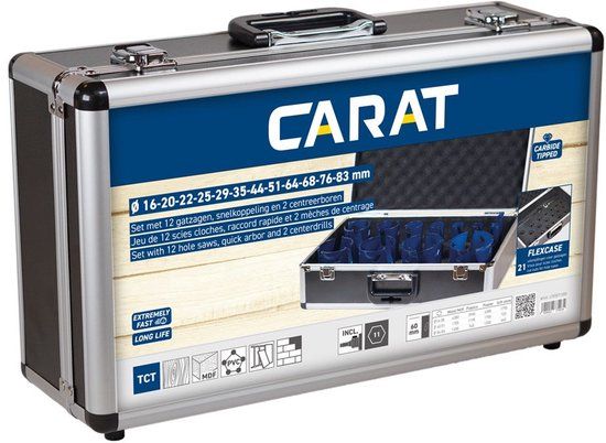 Carat TCT Gatzagenset 16,20,22,25,29,35,44,51,64,68,76MM