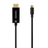 AISENS A109-0688 video kabel adapter 0,8 m USB Type-C DisplayPort Zwart