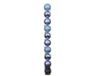 Decoris boules de Noël en polystyrène 6 cm bleu 10 pièces