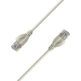 Elfcam - 12m Ethernet-Kabel Cat 6A Ultra Slim 10 Gbps 32 AWG UTP OD2,8mm 500MHz, 10Gb Thin RJ45 CAT 6A Patchcord voor LAN, Router, Modem, Xb Laptop and Servers, Wit, 12 Meter