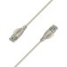 Elfcam - 12m Ethernet-Kabel Cat 6A Ultra Slim 10 Gbps 32 AWG UTP OD2,8mm 500MHz, 10Gb Thin RJ45 CAT 6A Patchcord voor LAN, Router, Modem, Xb Laptop and Servers, Wit, 12 Meter