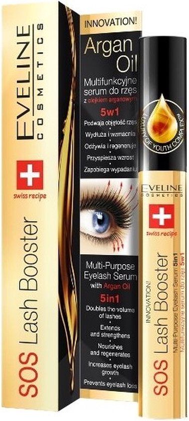 Eveline Cosmetics SOS Lash Booster Wimper Serum 5in1 - 10ml