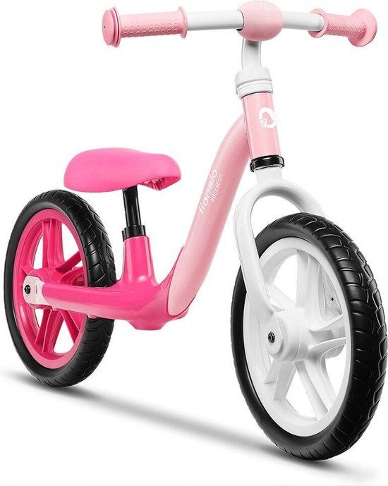 Lionelo Alex Loopfiets - Roze - Verstelbaar - 30 kg - 3-6 jaar