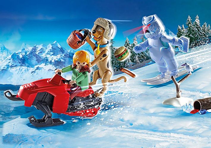 PLAYMOBIL SCOOBY-DOO! Adventure with Snow Ghost - 70706 Toy Figure Set