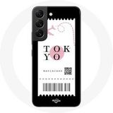 Maniacase Hoesje voor Samsung Galaxy S22 Air ticket Tokyo Japan