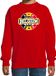 Bellatio Decorations Have fear Belgium is here sweater met sterren embleem in de kleuren van de Belgische vlag - rood - kids - Belgie supporter / Belgisch elftal fan trui / EK / WK / kleding 110/116