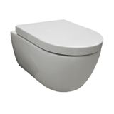 Sanilux Geberit UP100 Toiletset set31 Sanilux Easy Flush Randloos 48cm compact met Delta drukplaat