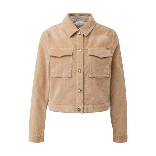 s.Oliver s.Oliver corduroy jasje beige