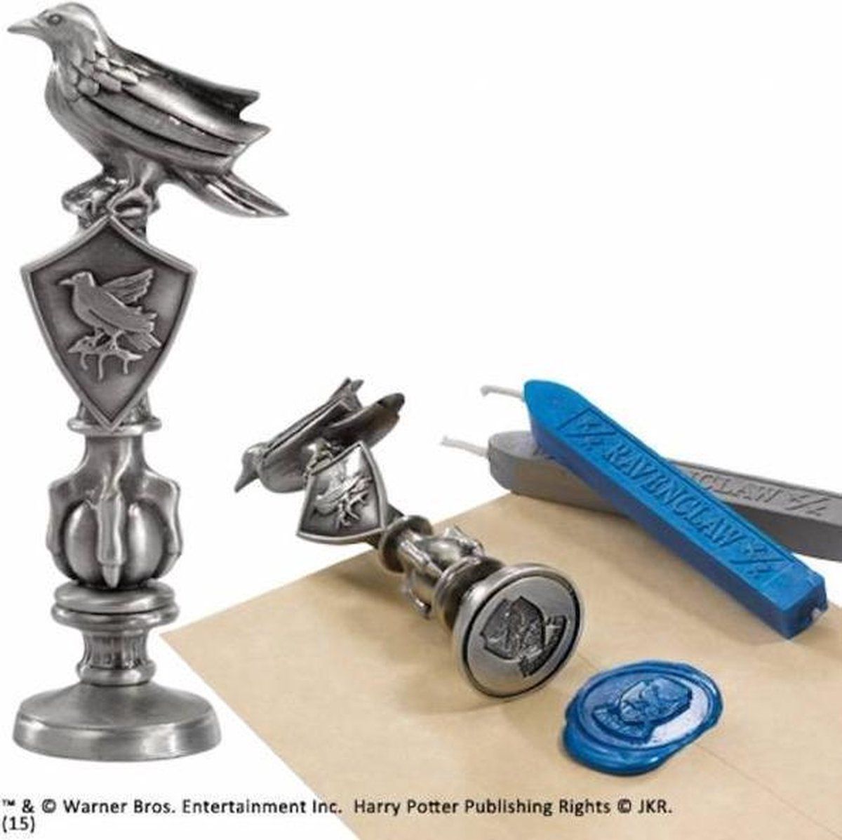 Noble Collection Waxzegel Harry Potter - Ravenclaw 10 Cm Zilver - 0849421002954