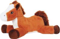 Sandy Knuffel Paard - pluche stof - lichtbruin - 38 cm