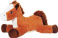 Sandy Knuffel Paard - pluche stof - lichtbruin - 38 cm