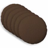 vidaXL - Kussensloop - 6 st - HEERLEN - Bruin - Ø 30 cm - Stof