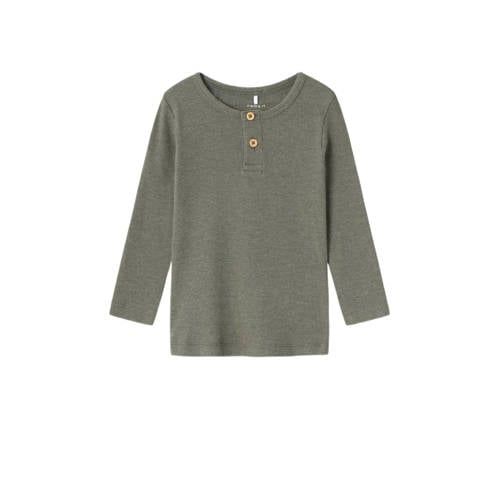 NAME IT MINI longsleeve NMMKAB dusty olive