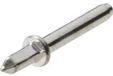 Vogt Verbindungstechnik 1365a.61 Broche de connexion Surface de contact Argenté 100 pièce(s) (l x l) 11 mm x 2.5 mm