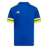 Adidas Squadra25 Jersey Kinderen Blauw Polyester Korte Mouw Gestreept