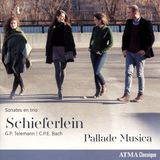 Bertus Distributie Atma Classique Schieferlein. Telemann. Cpe Bach: Trio Sonatas