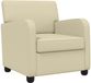 vidaXL Fauteuil Crèmekleurig Kunstleer