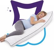 Slaapspeciaal Candas Import Export Slaapspeciaal Ergonomische Body Pillow – Zwangerschapskussen, Zijslaperkussen & Voedingskussen met wasbare hoes – 40x145 cm