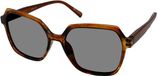 Vista Bonita MIRA – Zonneleesbril UV400 – Sterkte +2.50 – Kleur Amber Dawn – Oversized model - lichtgewicht montuur – Goede pasvorm – Met flexveren - Inclusief etui en doekje