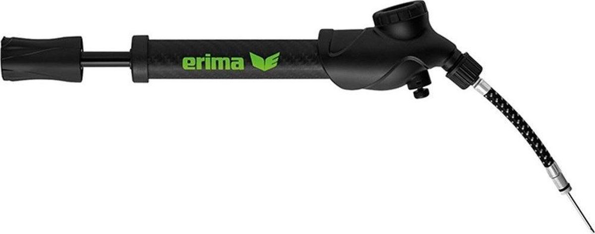 Erima Pomp Met Luchtdrukmeter Zwart/Groen
