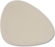 Zeller Placemats - 4x - lederlook - beige - 34 x 42 cm